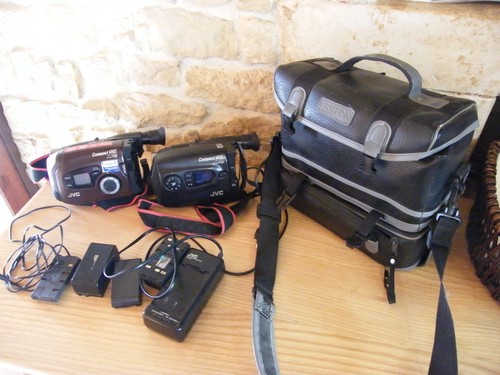 Lot camescopes vhs jvc - camescopes,