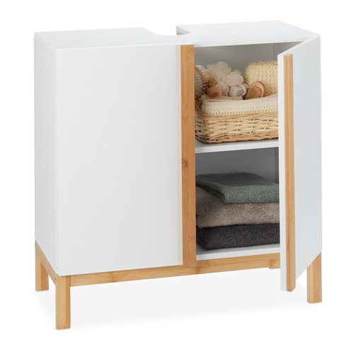 Meuble sous lavabo - meuble, blanc