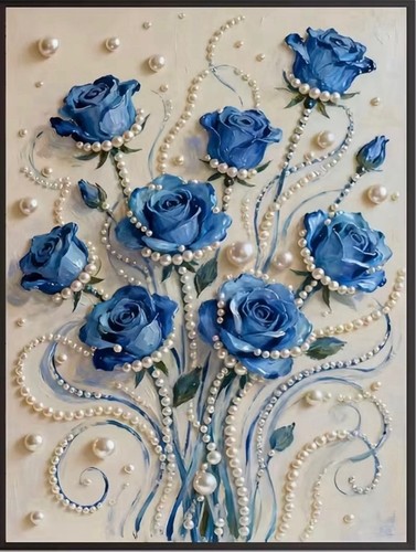 Kit peinture diamant roses - 5d,