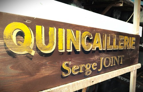 Panneau enseigne quincaillerie - panneau,