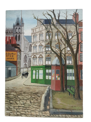 Tableau naïf peinture - naïf,