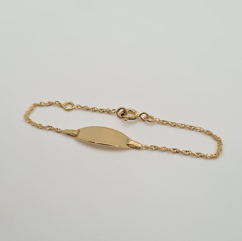 Gourmette bébé jaune - bébé,