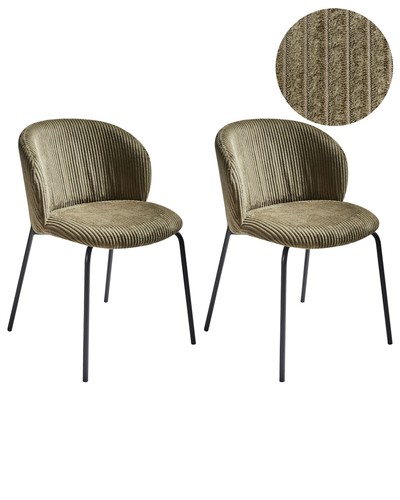 Lot chaises en velours - lot,