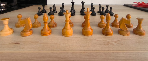 Ancien jeu échecs - jeu, vintage