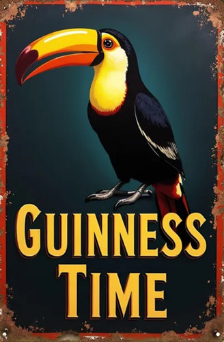 Plaque metal guinness - plaque,