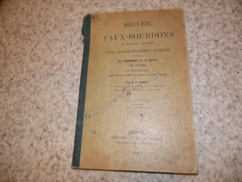 1881 recueil faux bourdons - 1881.recueil, faux-bourdons