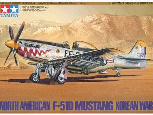 Tamiya 51d mustang guerre de - p-51d,