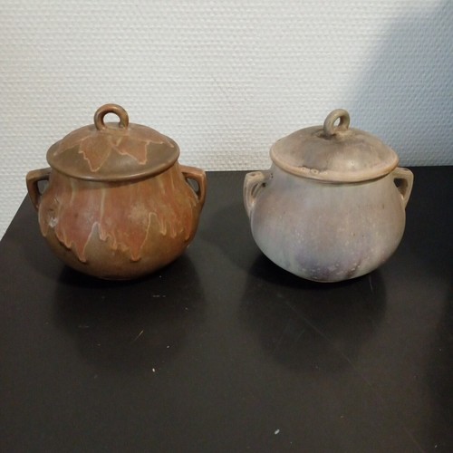 Lot ancien pot - ,