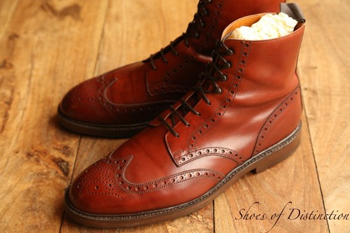 Chaussures bottes derby brogue