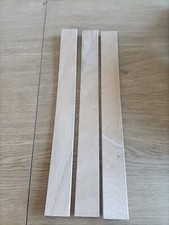 Lot de 3 Lattes pour Sommier lit ou clic-clac 53,5×5,8×0,8 cm