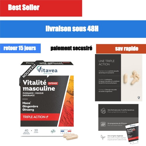 Complément vitalité homme
