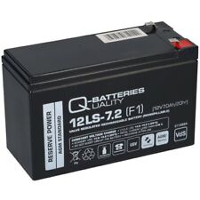 Q-Batteries 12LS-7.2 F1 12V 7Ah batterie non-tissé au plomb / AGM VRLA avec VdS