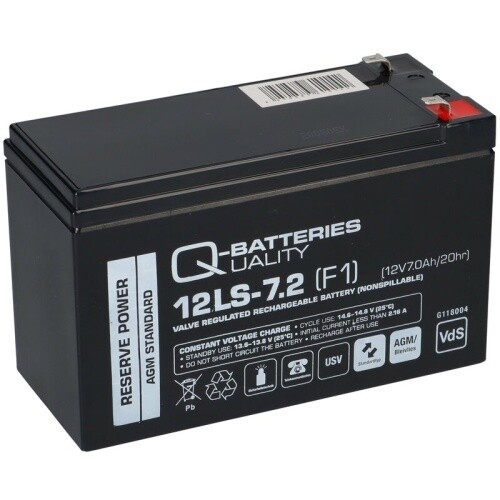 Batteries 12ls f1 - 12ls-7.2, 12v