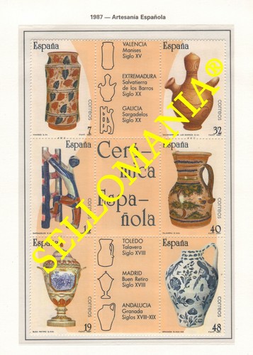 1987 ceramics manises - 1987,