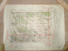 Carte d'état major allemande