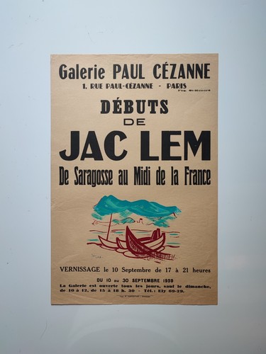 Jac lem affiche - affiche, exposition