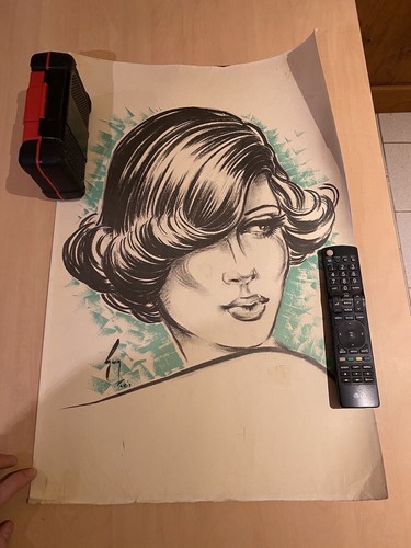 Ancienne affiche coiffeur - ancienne,