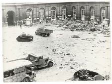 Photo Originale Presse Libération Paris 1944 Seconde Guerre Mondiale Argentique 