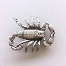 Antique Silver Cut Out Scorpion Belt Buckle Gurtelschnalle Boucle de ceinture