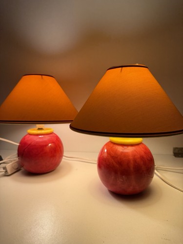 Paire lampes vintage - de,