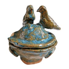 Pot Couvert En Terre Cuite