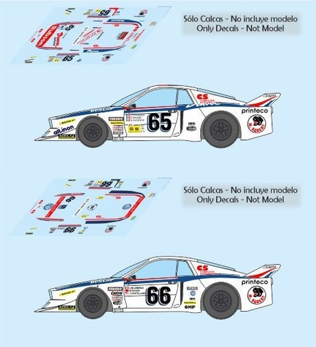Autocollants lancia beta - autocollants,