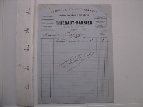 Facture lettre 1882 thiebaut - lettre,