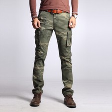 Homme Combat Pantalon Droit