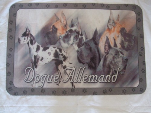 Tapis déco chien dogue - tapis,