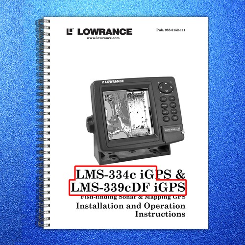 Lowrance electronic lms 334c - electronic, lms-334c