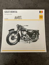 CARTE FICHE MOTO collection