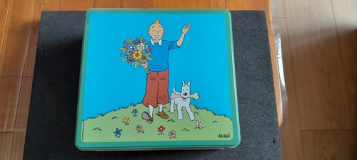 Boite tintin biscuit - boite, delacre