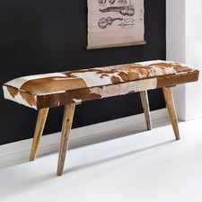 FineBuy Banc en fourrure 120cm