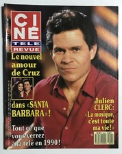 ►CINE REVUE 6/1990-CRUZ-JIM MORRISON-JULIEN CLERC-DAVID HASSELHOFF