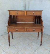 Bureau à gradin Louis philippe en noyer époque 19ème