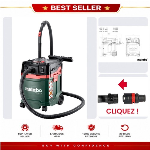 Metabo asa pc aspirateur - metabo,