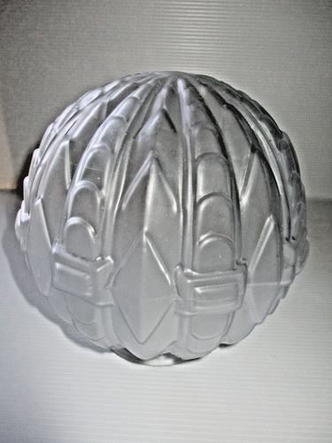Ancien globe verre pressé - en,