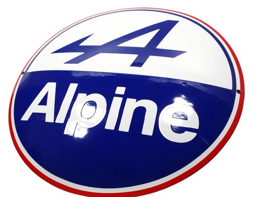 Plaque emaillée alpine cm - plaque,