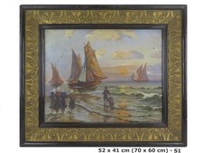 Tableau Ancienne Mer Marine