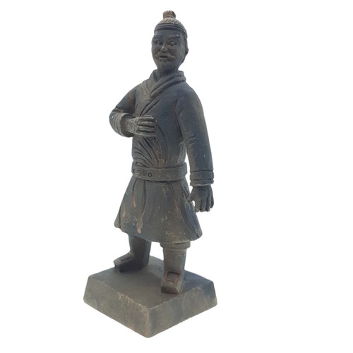 Statuette guerrier chinois qin - statuette,