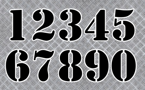 Sticker numero course racing - numero,