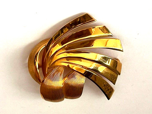 Broche ancienne plaqué - ancienne,