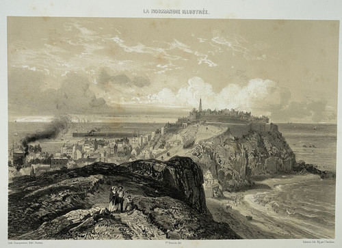 Granville manche lithographie - manche,