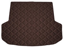 Matelassé Cuir éco MARRON Tapis coffre pour Subaru Levorg break 2014-…
