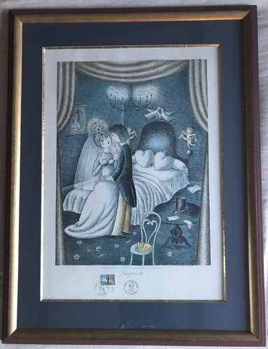 Lithographie raymond peynet - peynet,