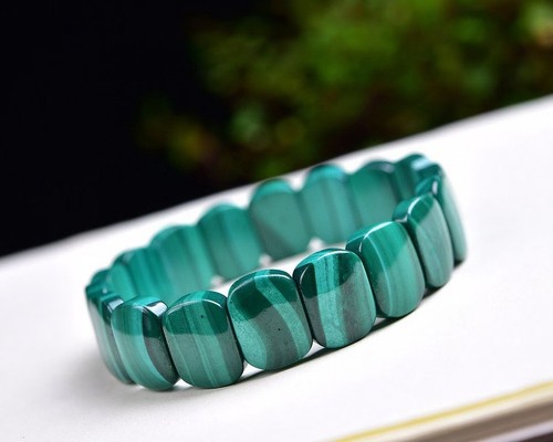 Natural malachite quartz - malachite,