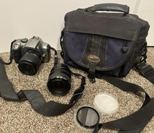 Canon EOS Digital Rebel DS6041 Camera, EF Lenses 18-55mm & 28-105, Filter, Case