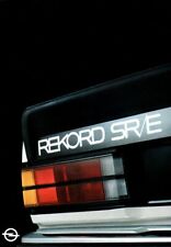 Opel Rekord E Special Model SR/E Brochure 1982 Mint!!