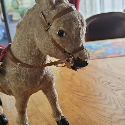 Peluche ane avec harnais - ,