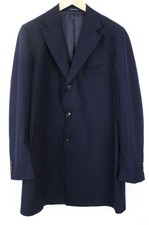 Manteau En Laine Mi-Long Marine Foncé Pour Homme SUITSUPPLY Vicenza UK48R